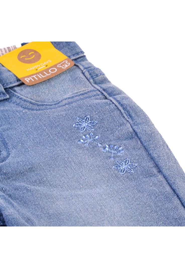 Jeans Bebé Niña Celeste Pillin-1