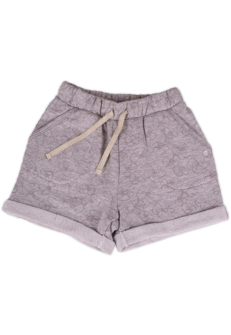 Short Franela Niña Gris Pillin-0