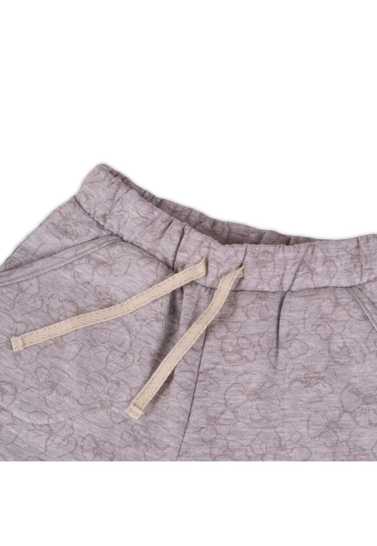 Short Franela Niña Gris Pillin-1