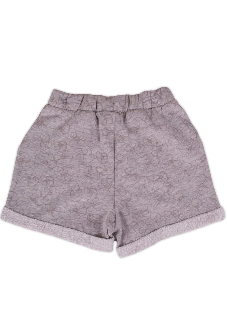 Short Franela Niña Gris Pillin-2