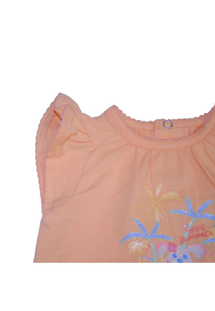 Polera Bebe Niña Naranja Pillin-2