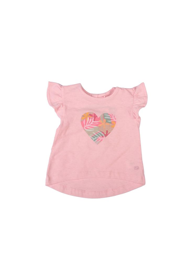 Polera Bebe Niña Rosado Pillin-0
