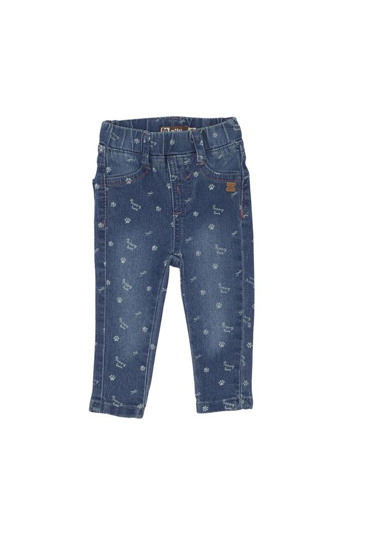Jeans Bebé Niña Denim Pillin-0
