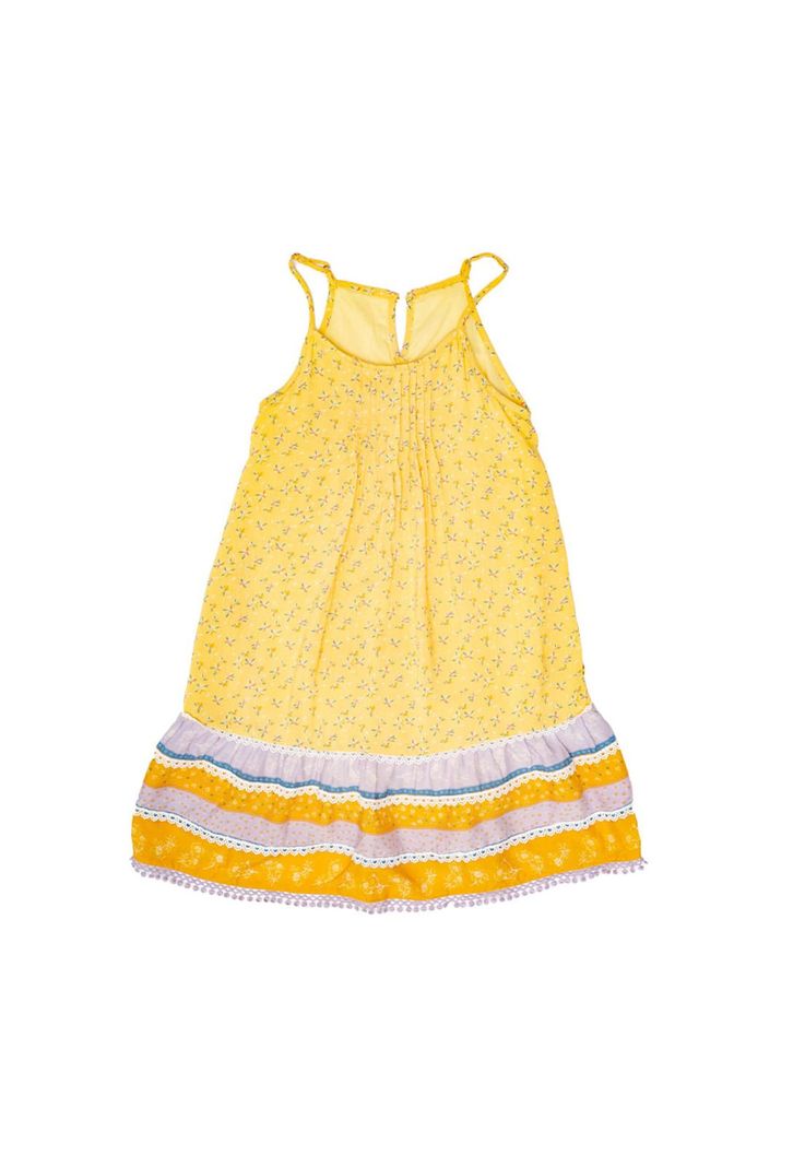 Vestido Niña Amarillo Pillin-0