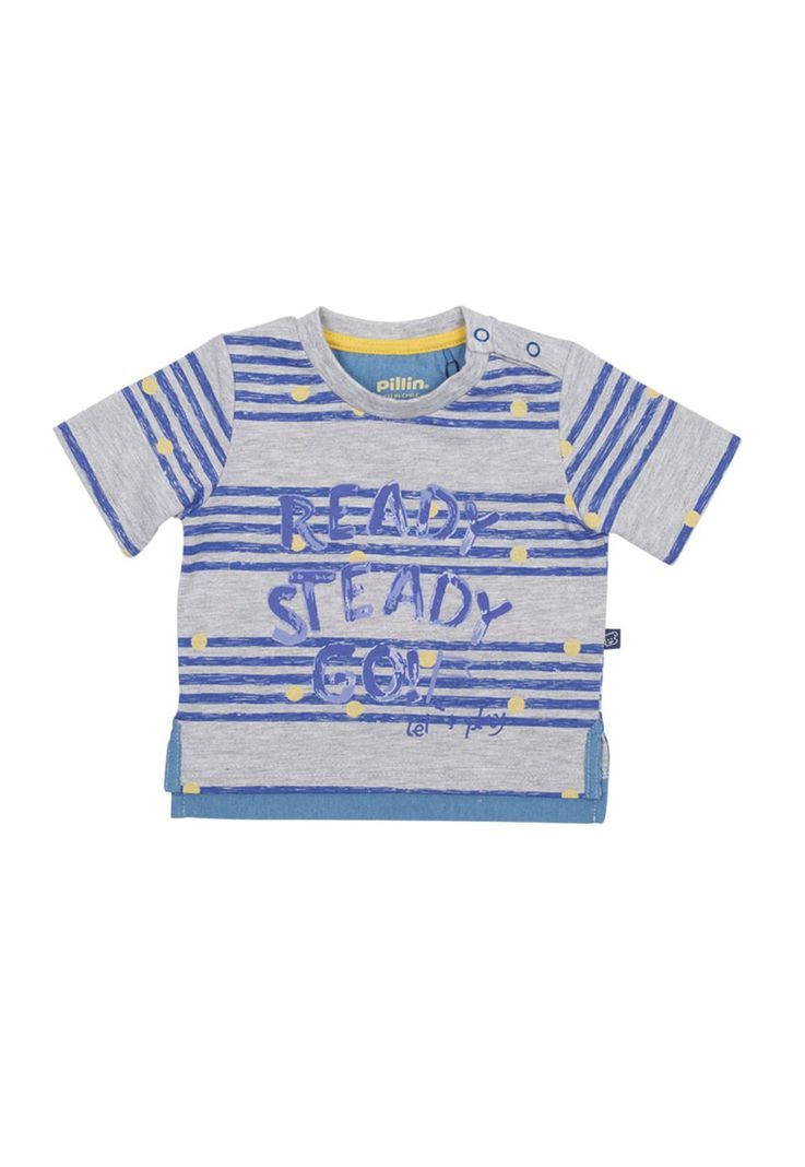 Polera Bebé Niño Azul Pillin-0