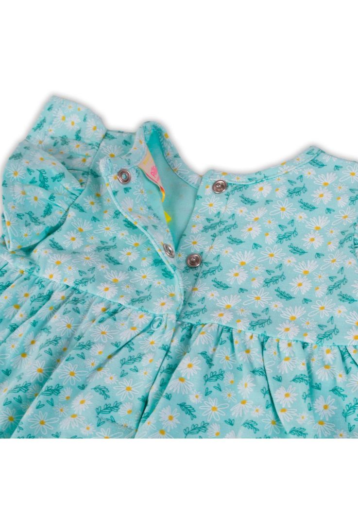 Vestido Bebe Niña Menta Pillin-3
