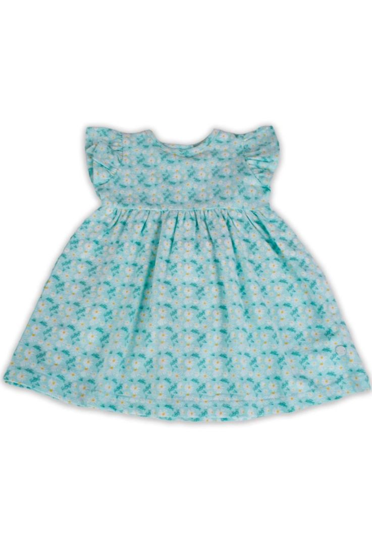 Vestido Bebe Niña Menta Pillin-0