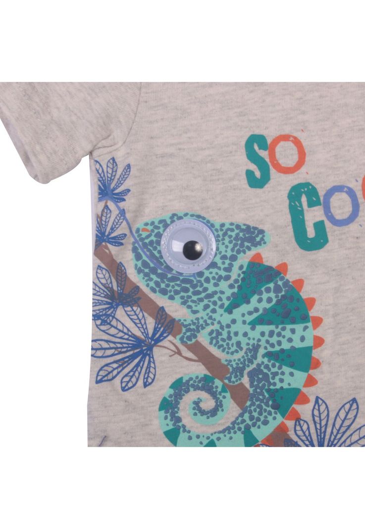 Polera Bebe Niño Gris claro Pillin-2