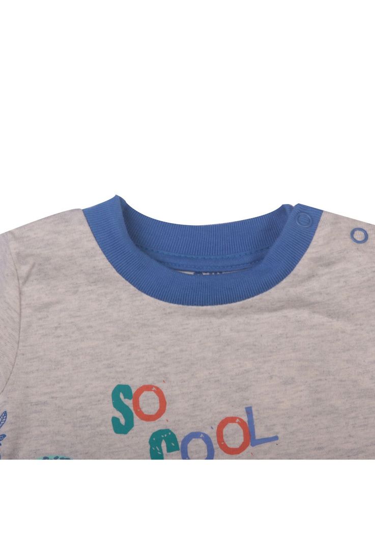 Polera Bebe Niño Gris claro Pillin-3