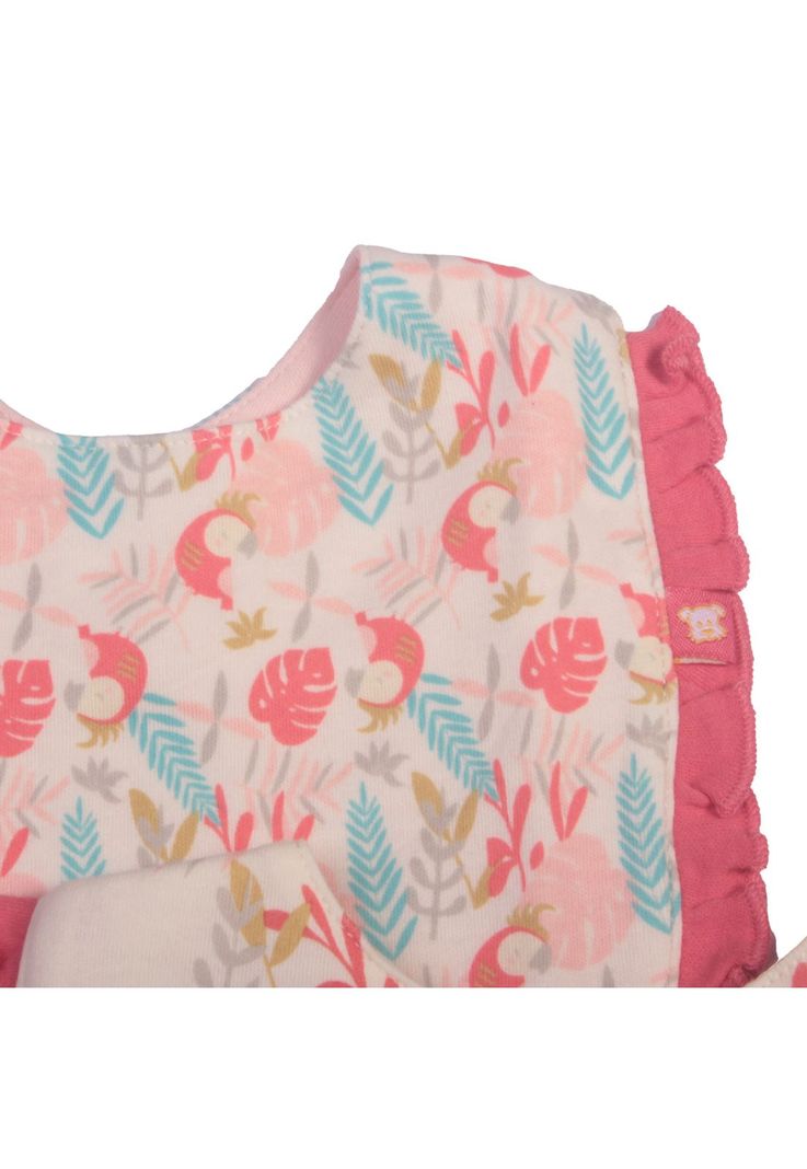 Set 2 Pzas Babero Niña Multicolor Pillín-3