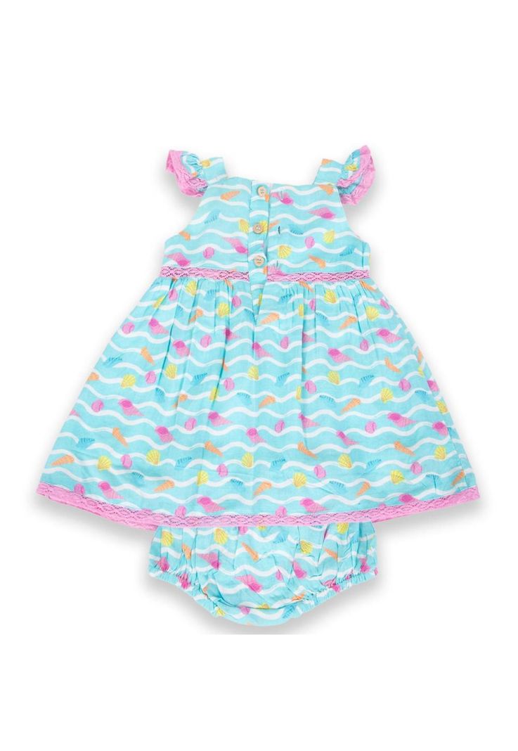 Vestido Bebé Niña Celeste Pillin-3