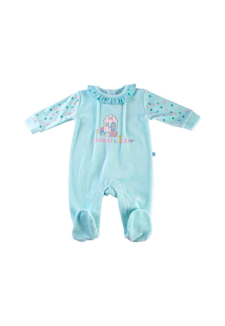 Osito Plush Bebé Niña Turquesa Pillin-0