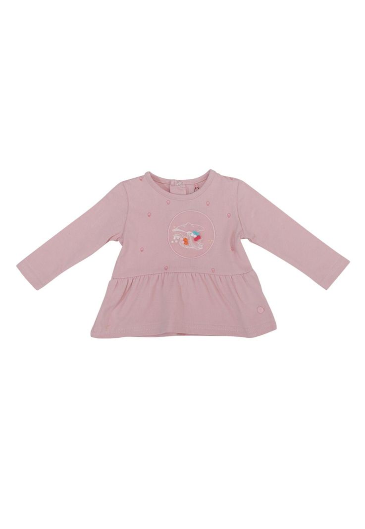 Polera Bebé Niña Rosado Pillin-1