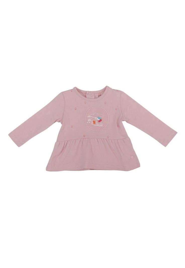 Polera Bebé Niña Rosado Pillin-0