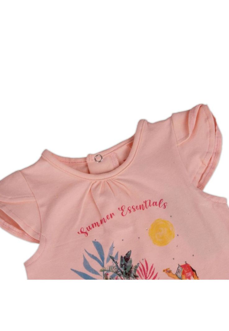 Polera Bebe Niña Naranja Pillin-1