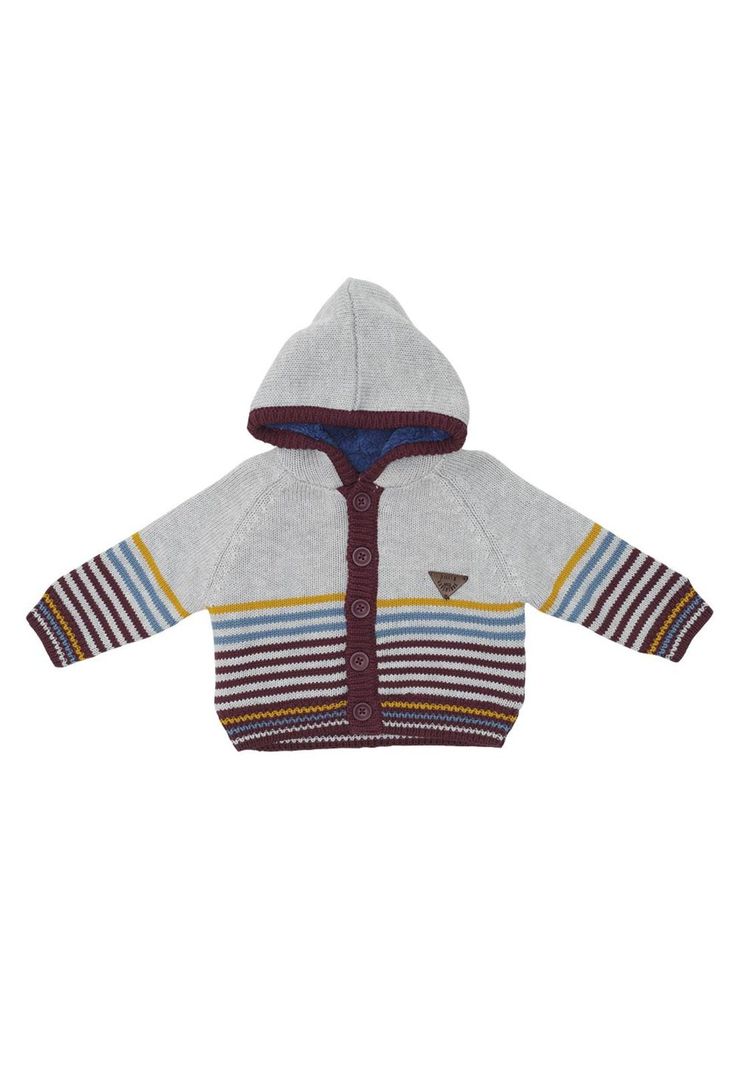 Chaleco con Capucha Bebé Niño Gris Pillin-0