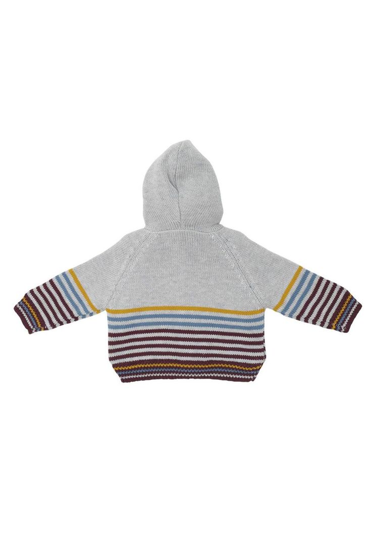 Chaleco con Capucha Bebé Niño Gris Pillin-2