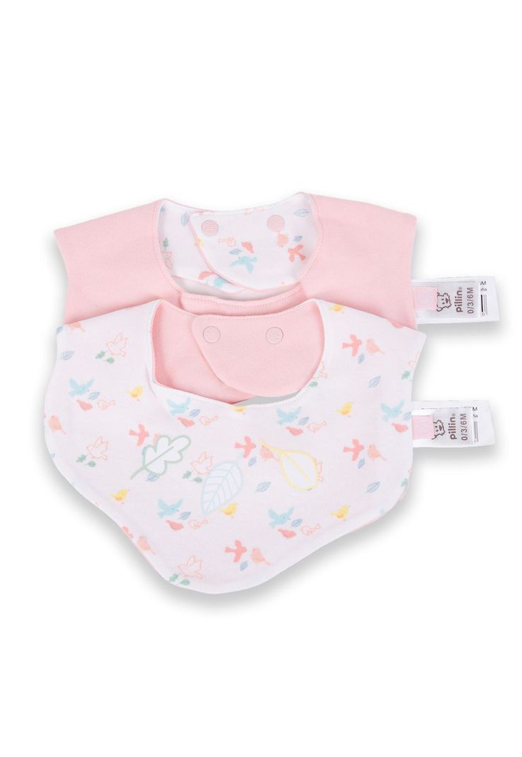 Babero Bebé Niña Multicolor Pillin (PAA203-24SUR)-0