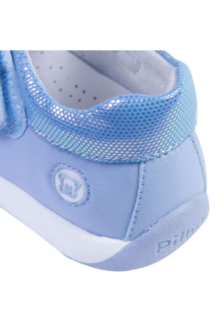 Zapato Clasico Bebe Niña Celeste Pillin-3