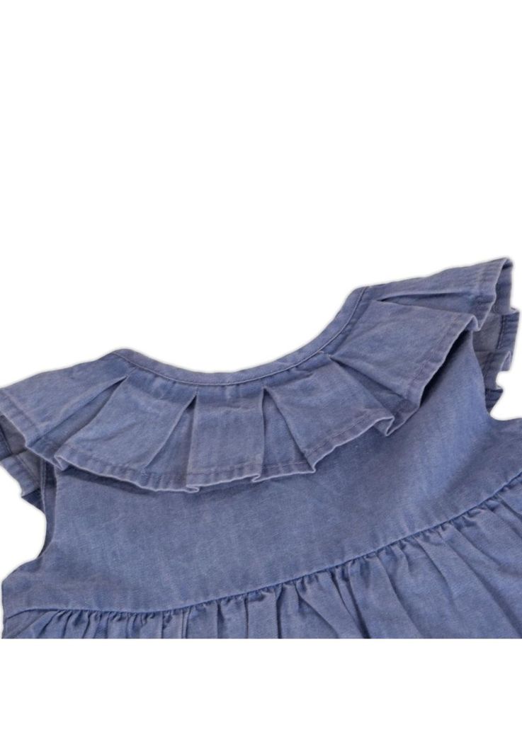 Vestido con Calzón Bebe Niña Celeste Pillin-3