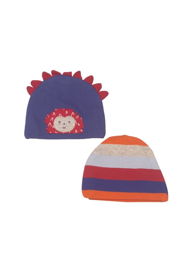 Pack Gorros 2 Pcs Bebe Nino Multicolor Pillin Azul 0