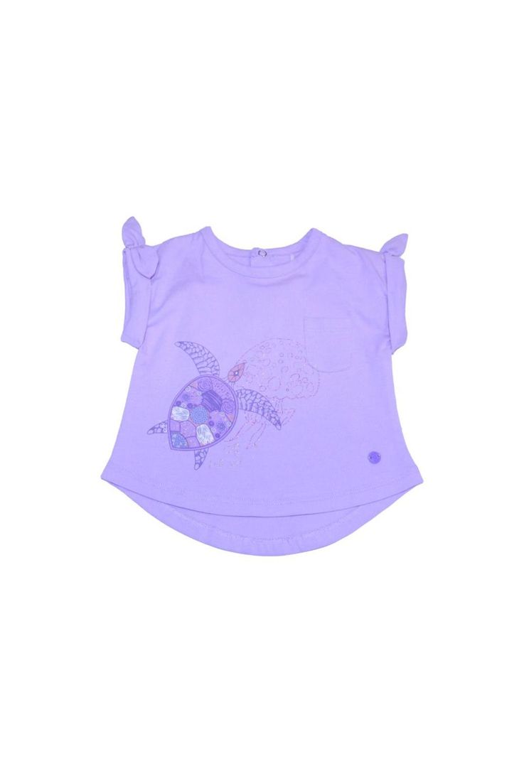 Polera Bebe Nina Lavanda Pillin 0 A 3 Meses