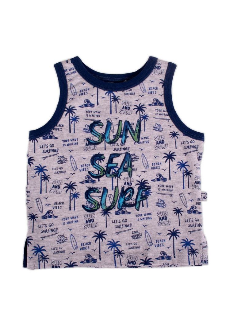 Polera Bebe Niño Gris Pillin-0