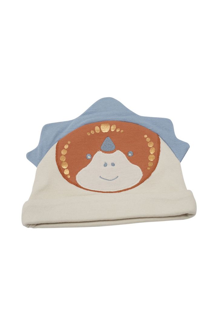 Pack 2 Pcs Gorro Bebé Niño Estampado Multicolor Pillín-1