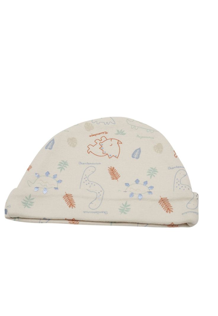 Pack 2 Pcs Gorro Bebé Niño Estampado Multicolor Pillín-3