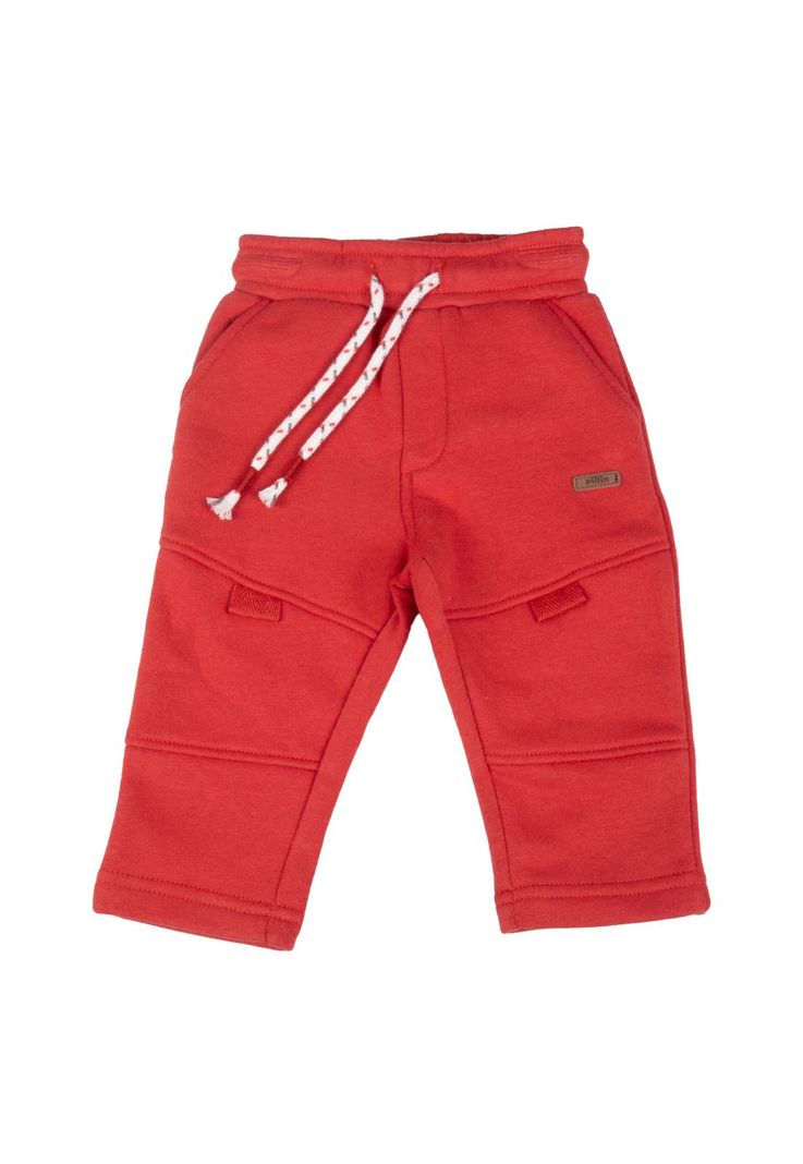 Pantalón Buzo Bebe  Rojo Pillin ( PVB531-25ROJ )-0