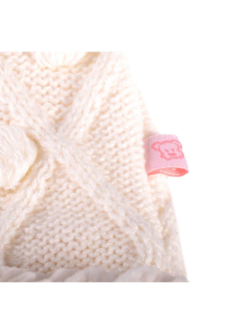 Gorro Bebé Niña Crudo Pillín-1