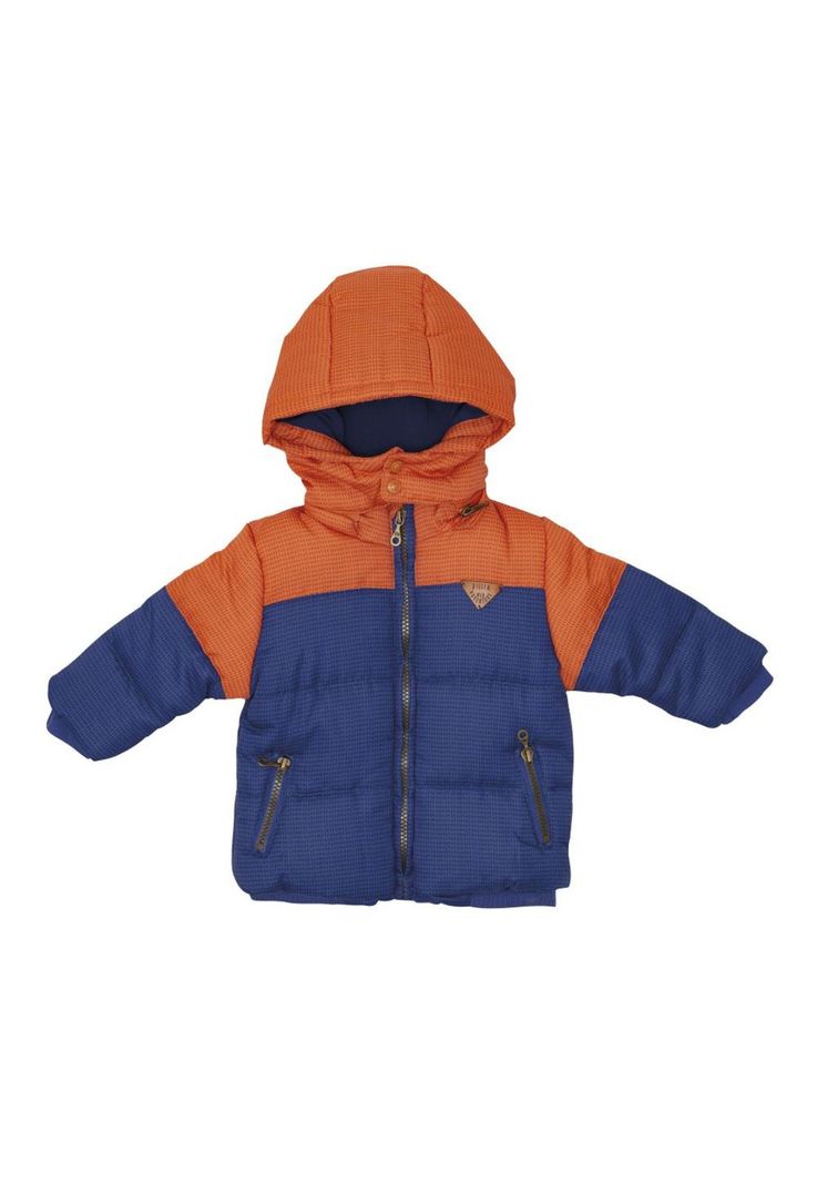 Parka C/Capucha Bebé Niño Azul Pillin-0