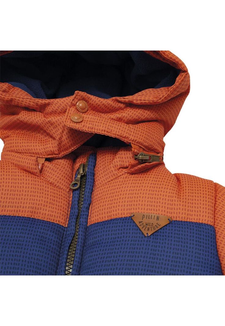 Parka C/Capucha Bebé Niño Azul Pillin-1