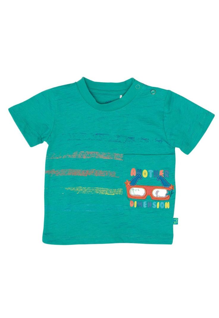 Polera Bebé Niño Verde Pillin-0