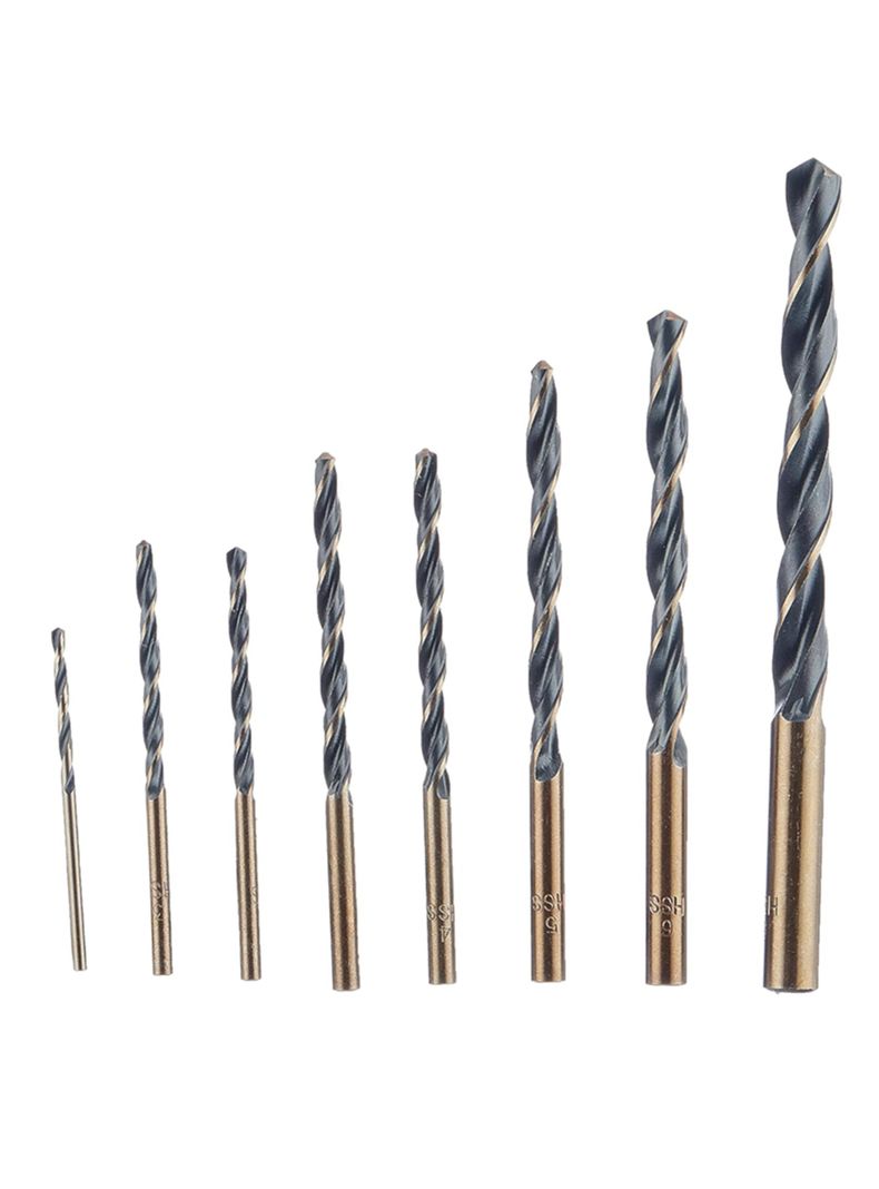 Kit Set Juego Brocas Para Metal 8 Piezas Ingco Akdb0801-0