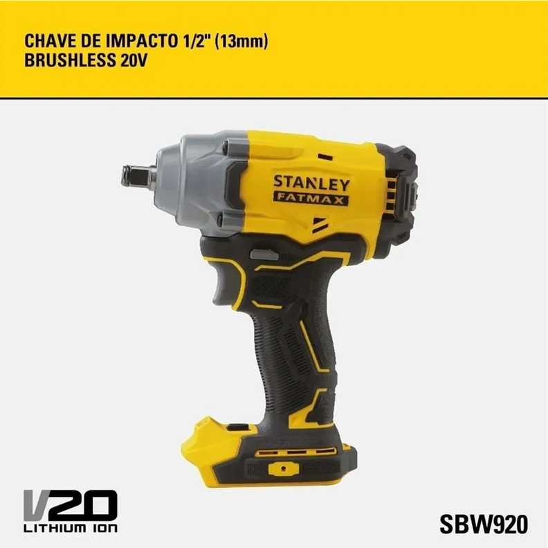 Taladro Pistola Llave Impacto 20v Stanley-2