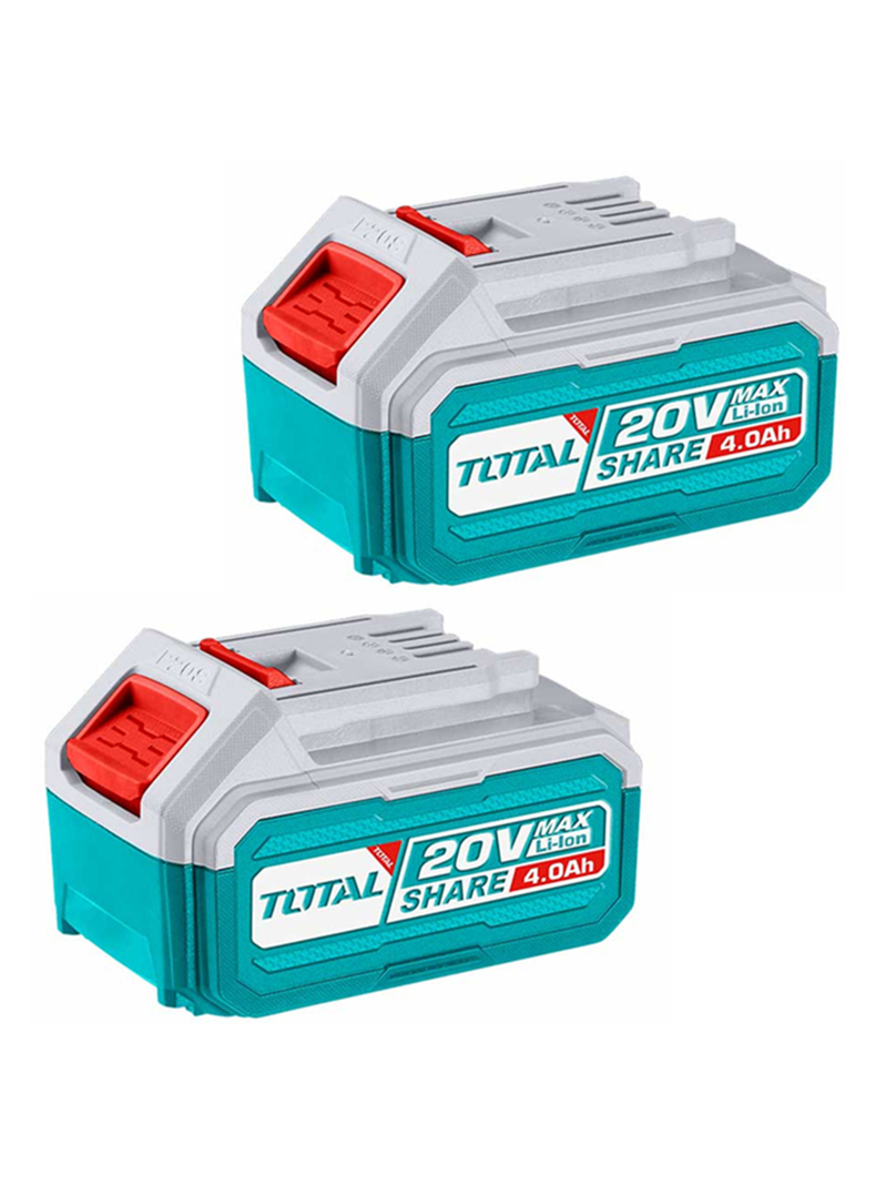 Kit 2 Baterias De Litio-ion 20v 4ah Total Tosli240312-0