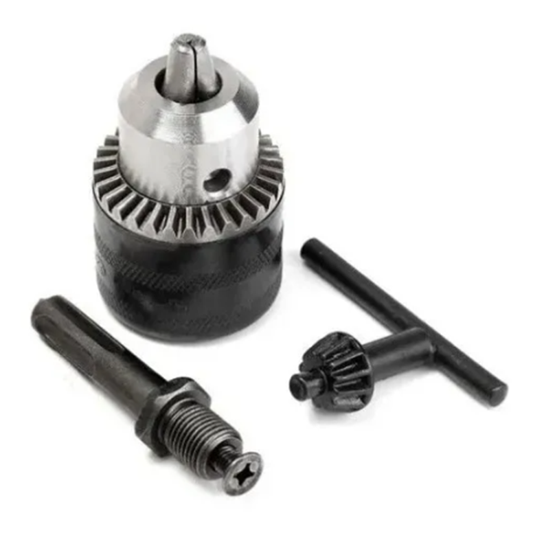 Mandril Taladro 13mm + Llave 1/2 Adaptador Taladro-0