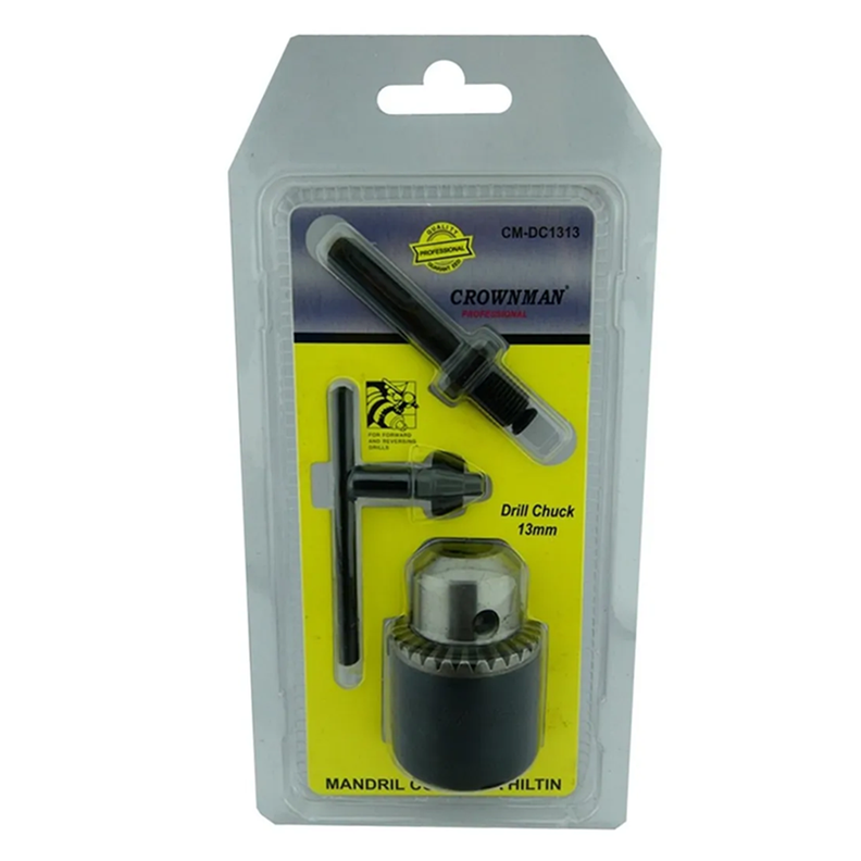 Mandril Taladro 13mm + Llave 1/2 Adaptador Taladro-2
