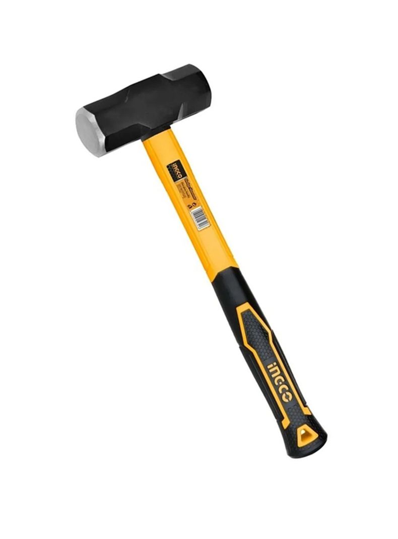 Combo Martillo Mazo 2lbs Mango Fibra Vidrio Ingco-0