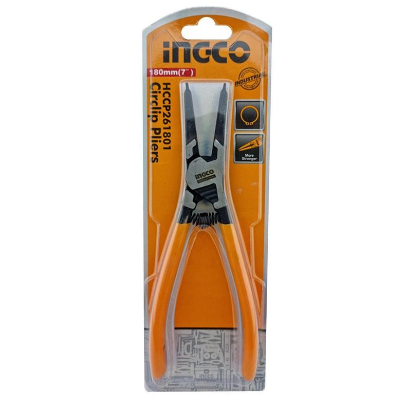 Alicate Sacaseguro Recto 7 Pulg Ingco Hccp261801-1