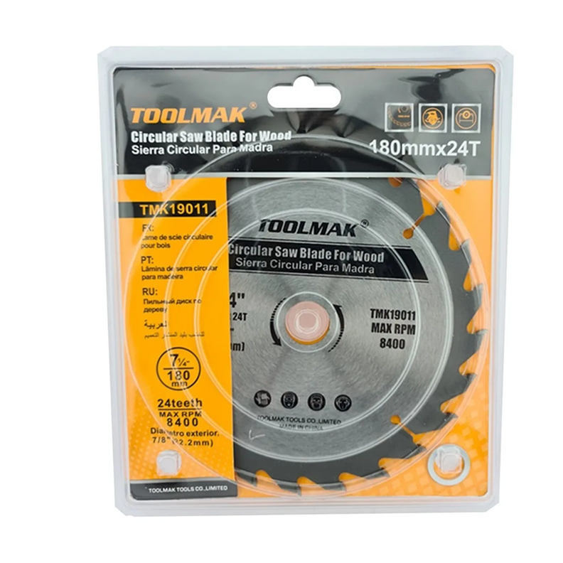 Disco Sierra Circular 7 1/4 PulG 24 Dientes Tmk-1