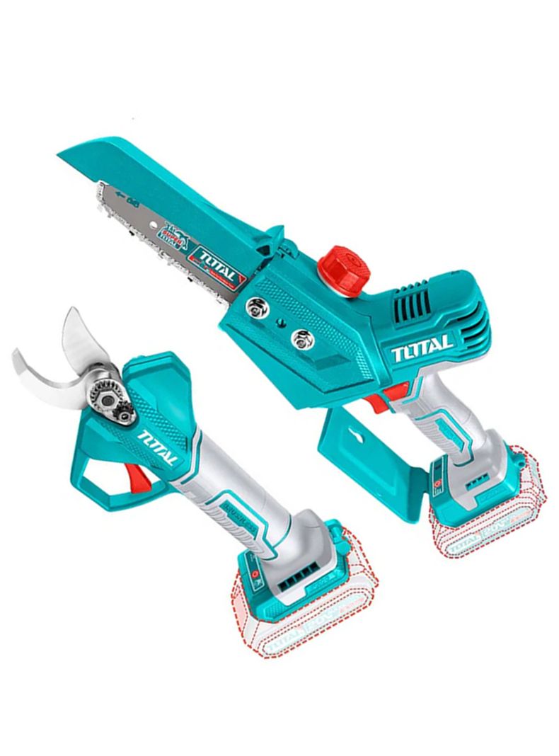 Kit Motosierra+ Tijera De Podar Jardin 20v Total Tosli240306-1