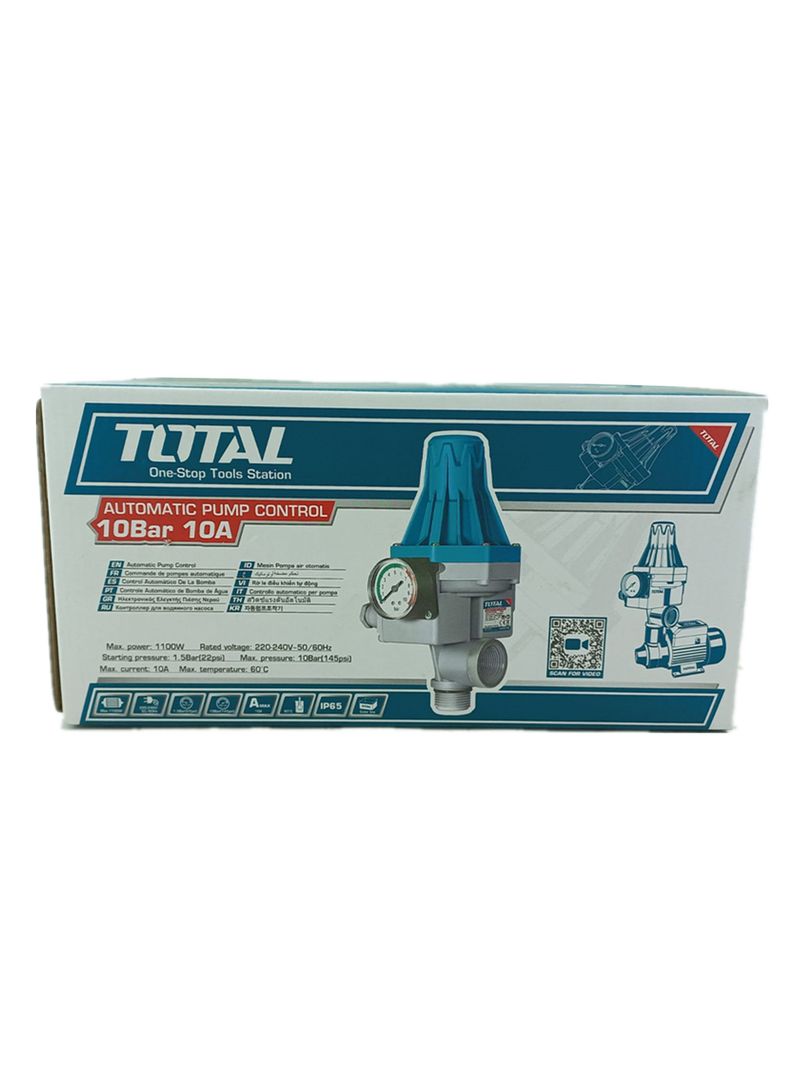 Control Automático De Bomba Periférica 1100w Total-1