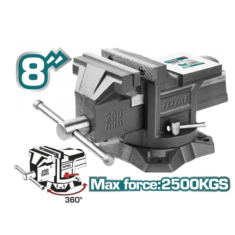 Tornillo Banco Mecanico Base Giratoria 8 Pulgadas-1