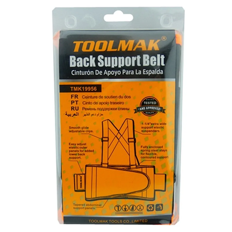 Faja Lumbar Manejo Manual Cargas Ropa Trabajo Tmk-1