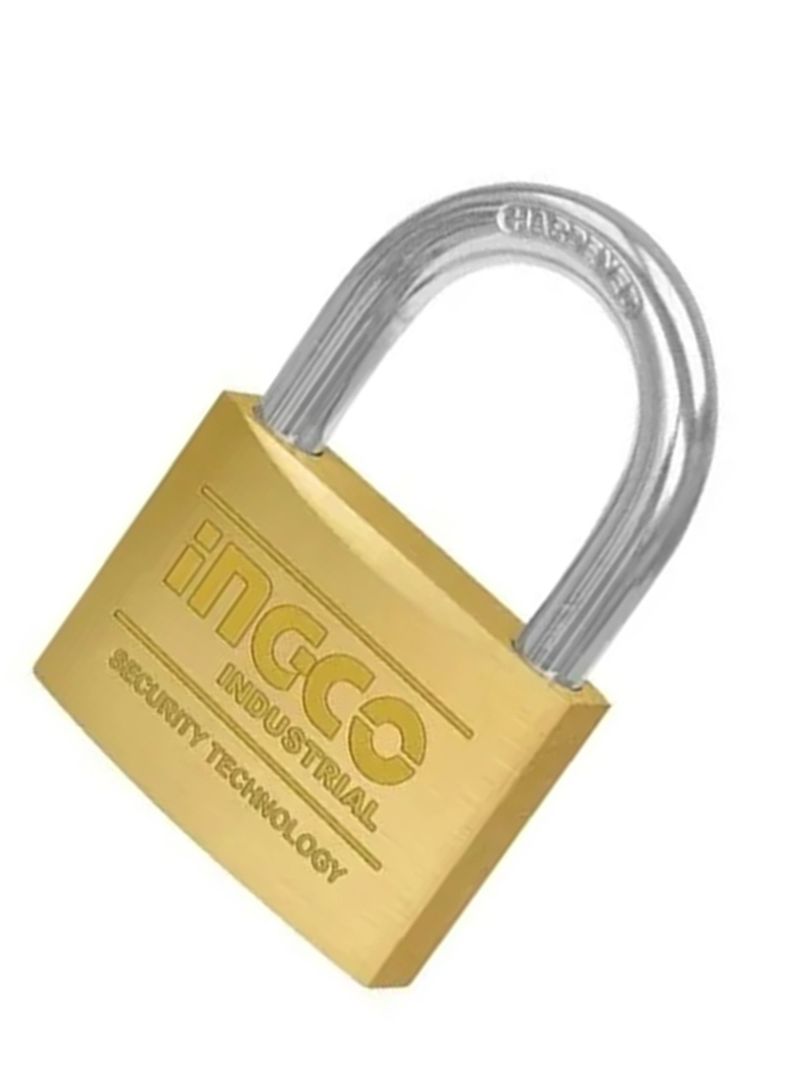 Candado Seguridad De Bronce 50mm Ingco Dbpl0502-2