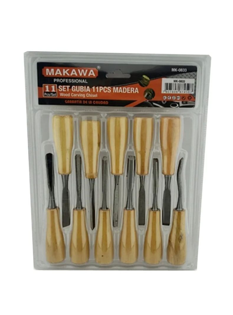 Cinceles Para Tallar Madera Gubia 11 Piezas Mk0833