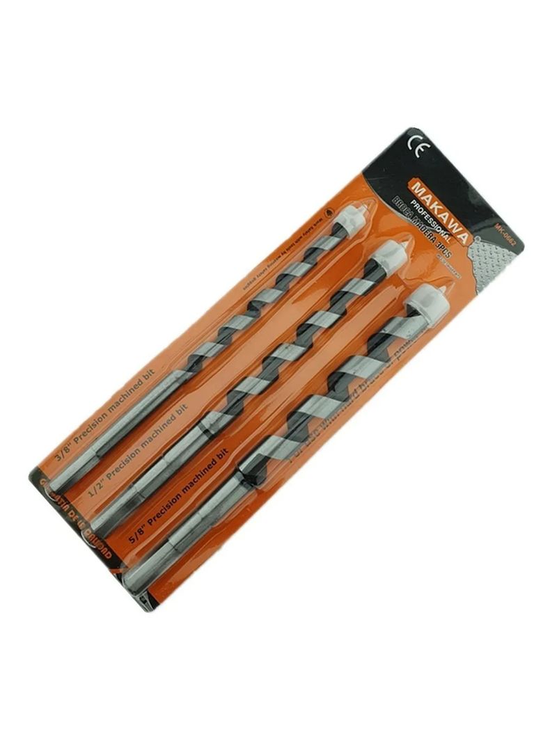 Broca Madera 3 Piezas Makawa Mk-0662