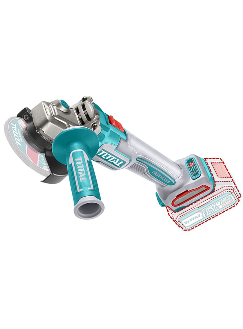 Galletera Esmeril Angular 20v 115mm Bat+ Carg Tagli21154-1